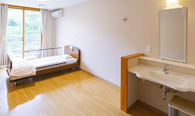 自然光を取り入れた居室