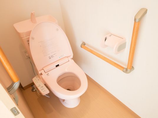 バリアフリー設計のトイレ