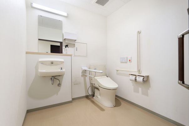 清潔なトイレ設備