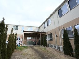 エントランスのある建物