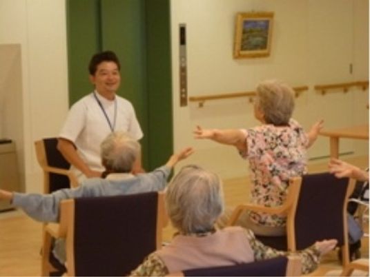 活動中の機能訓練室