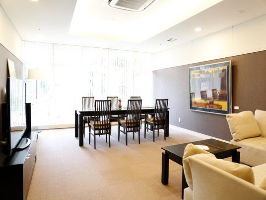 共有スペースの快適な居室