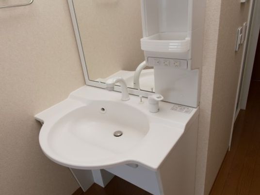 清潔な洗面台