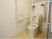 バリアフリーのトイレ空間