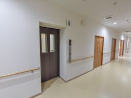 清潔な廊下とエレベーター