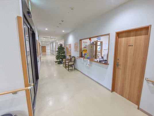 清潔な廊下の風景