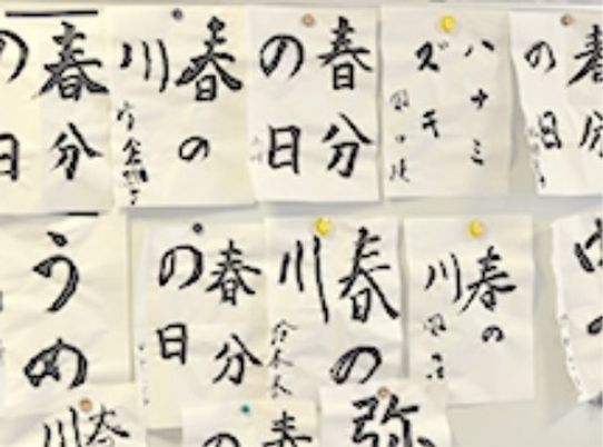 掲示物の明るいイメージ