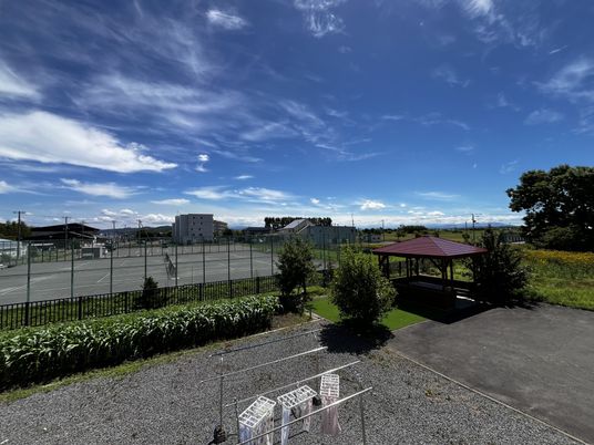 中庭の広がる景色です  
