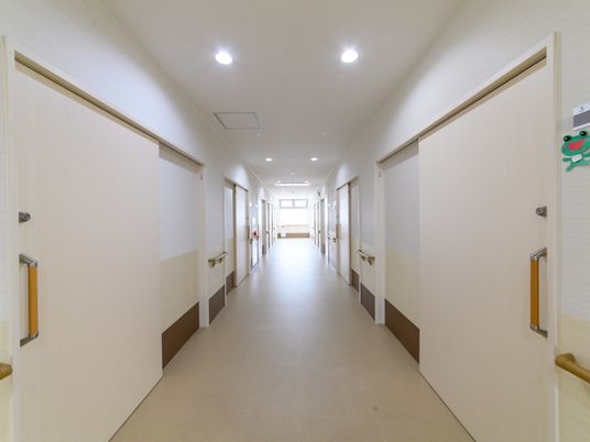 清潔感のある廊下の様子