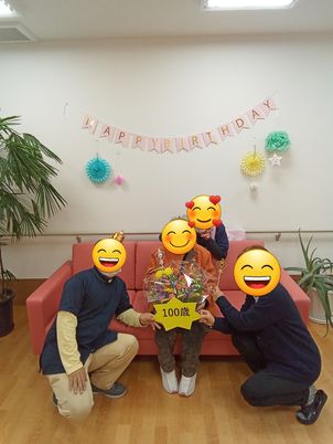 誕生日のお祝い風景