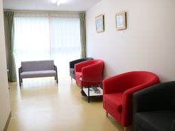 快適な待合室の様子