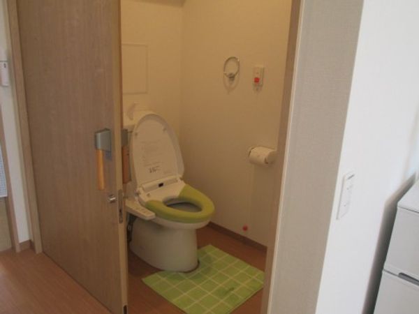 清潔なトイレの一角