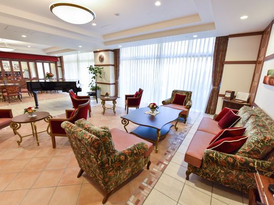 共有スペースの落ち着いた空間