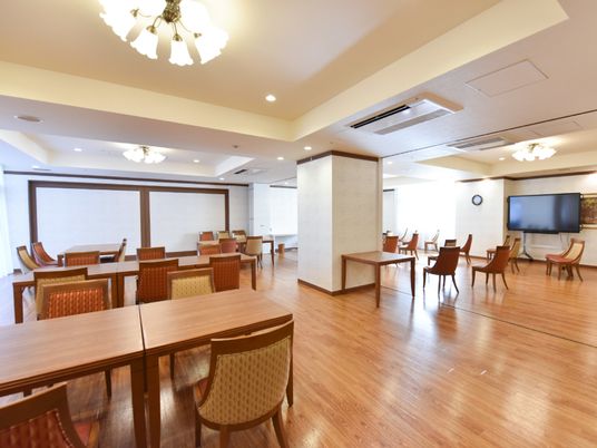 広々とした共有スペース