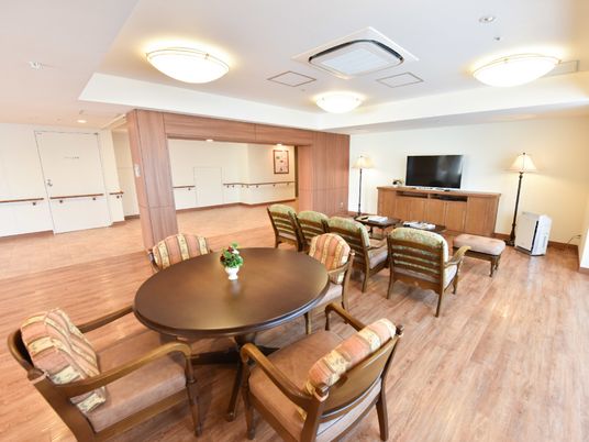 温かみのある共用スペース