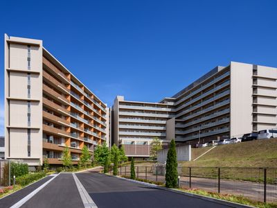 開放感のある施設の外観