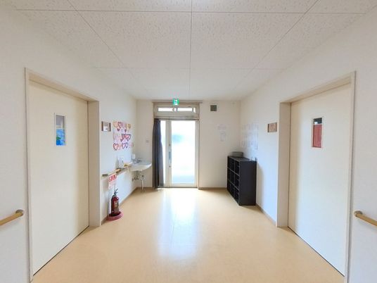 明るい廊下