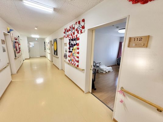 装飾された廊下