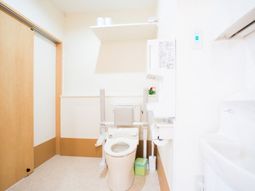 清潔なトイレの一角