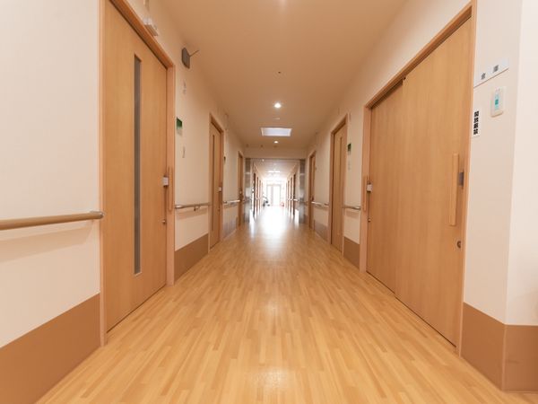 清潔な廊下の風景