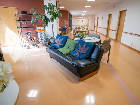 明るい共有スペース