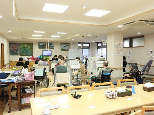 共有スペースの日常風景