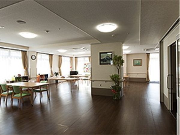 開放感のある共有スペース