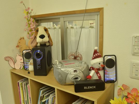 楽しい雰囲気の居室