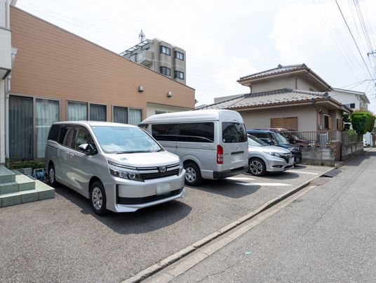ゆったり駐車スペースの外観