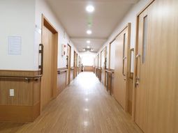 清潔感ある明るい廊下