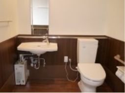 清潔感あるトイレスペース