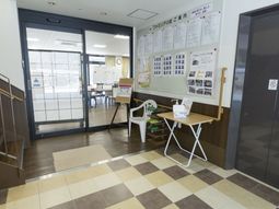 情報掲示のエントランス