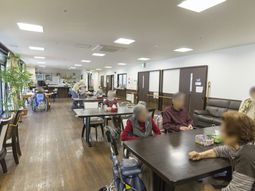 共用スペースでの憩い