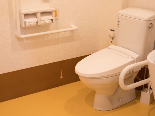 手すり付きトイレ空間