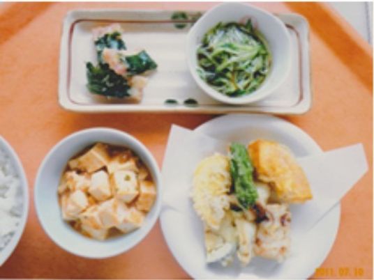 栄養満点の手作り料理