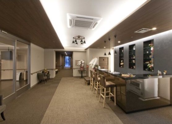 快適な共用ラウンジ空間