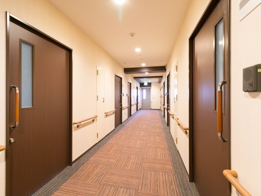 清潔感のある廊下
