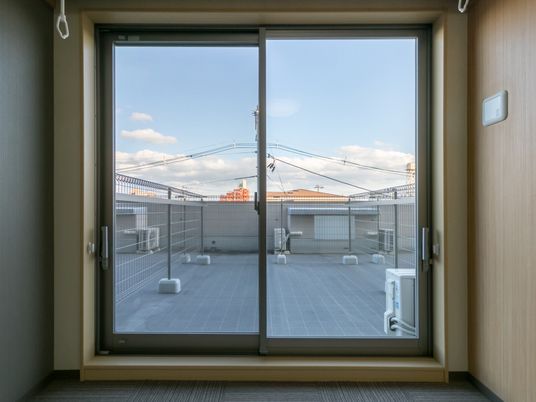 清潔な居室からの眺望