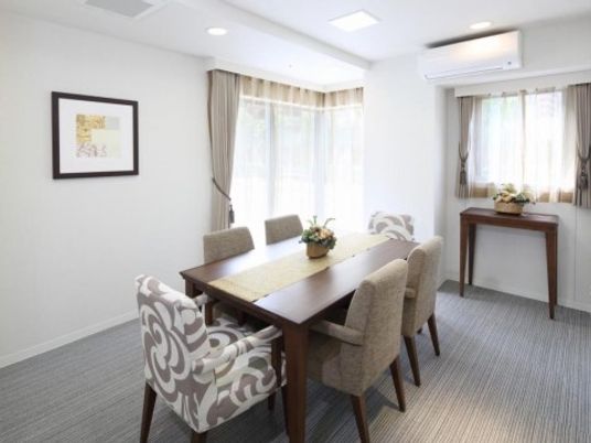 快適な食堂の一角