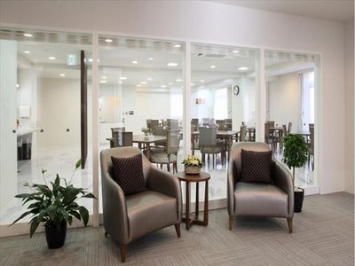 明るい共用スペース