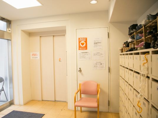 エントランス近くの靴箱