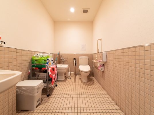 清潔なトイレスペース