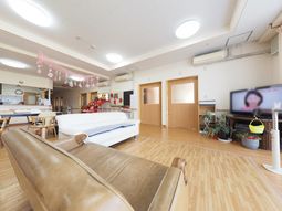 明るい共用スペース
