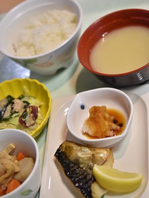 食事の準備完了