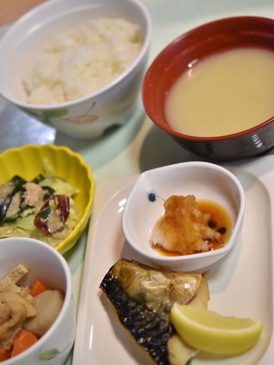 食事の準備完了