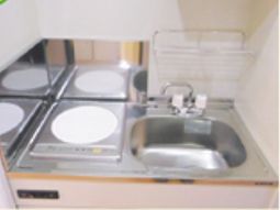 コンパクトなキッチンセットアップ