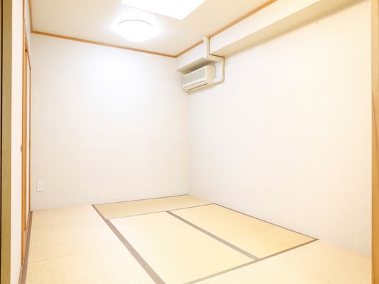 清潔な和室の居室