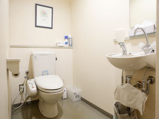 清潔なトイレの一室