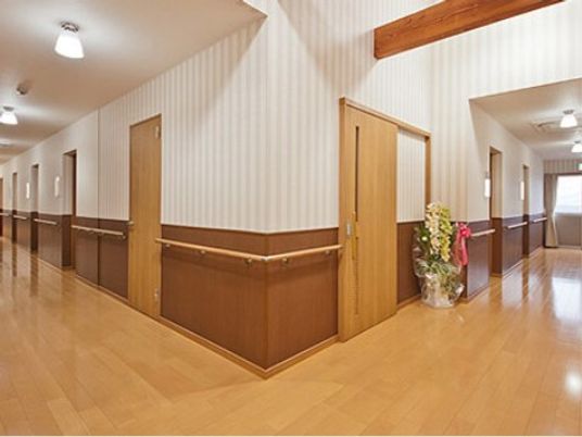 清潔感のある廊下