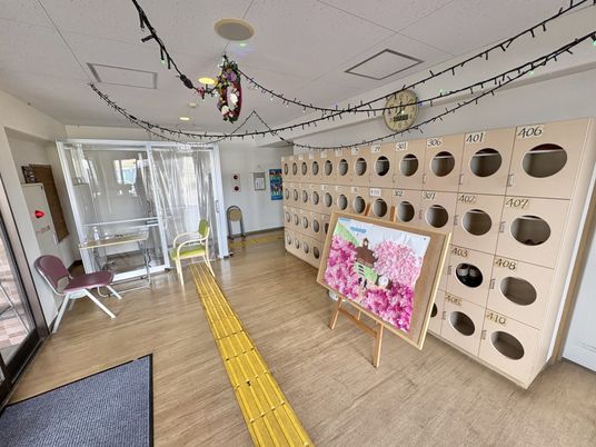 広々としたエントランス